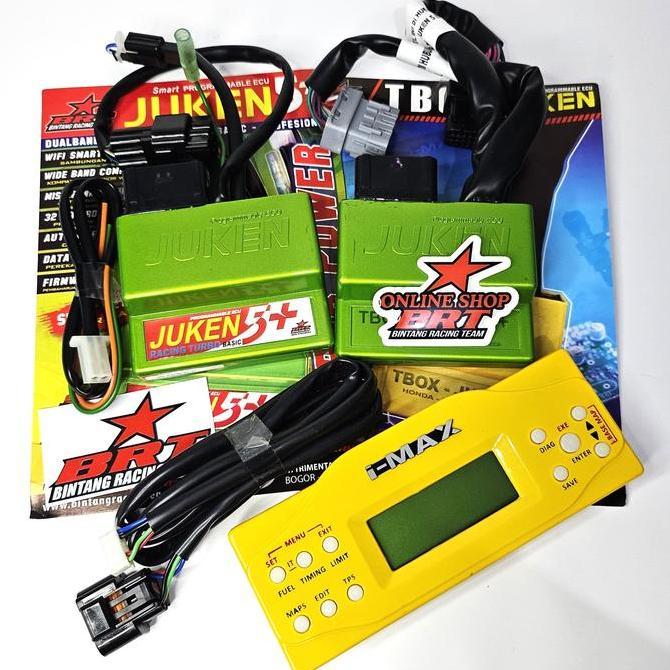 ECU BRT Ecu Juken 5 5++ Plus Plus & REMOTE BRT BEAT SCOOPY VARIO 110 FI ESP POP SPORTY Dualband Raci