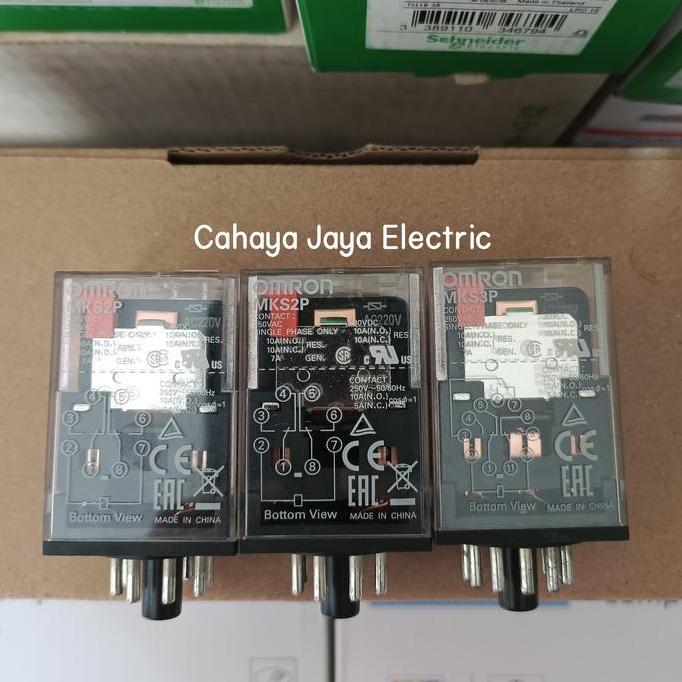 Relay Omron Mks2P Mks3P 250Vac Original Restock