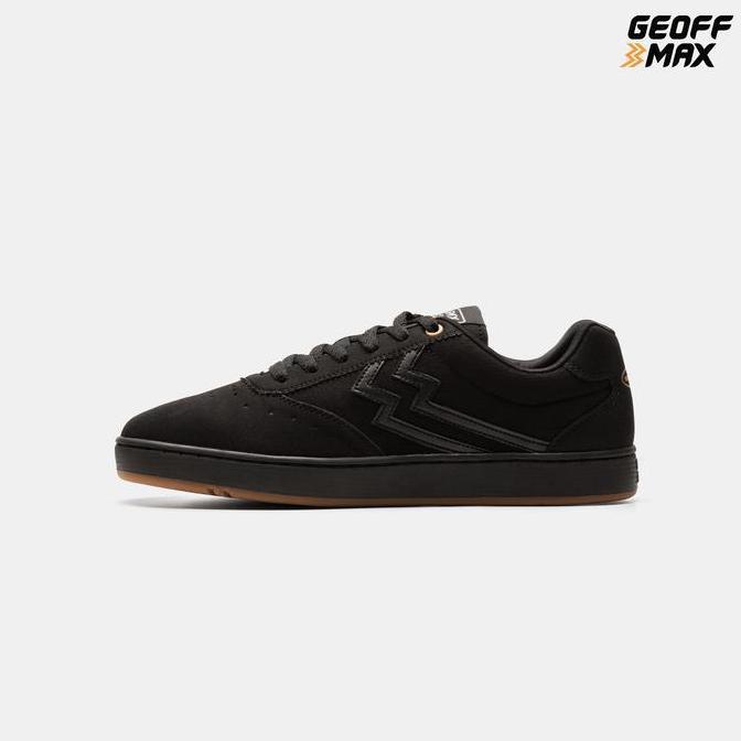 Kingg- Geoff Max - Boston All Black | Sepatu Pria |  Shoes Sneakers Pria Casual
