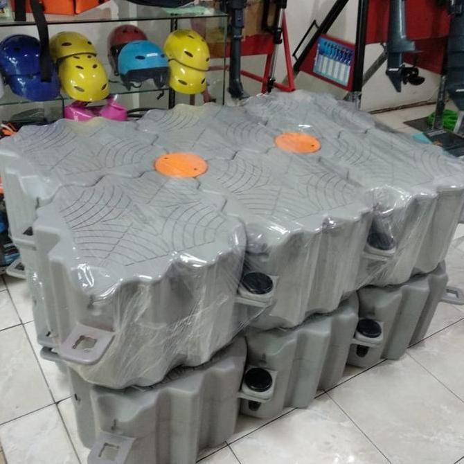 DERMAGA APUNG KUBUS APUNG HDPE UNTUK JEMBATAN 1 X 1.5 MTR