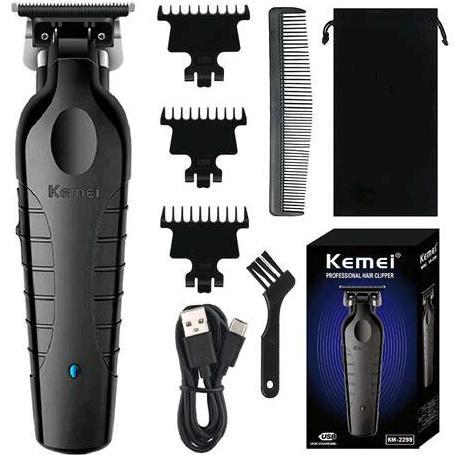 Alat Cukur Rambut Kemei Km-2299 Mesin Cukur Rambut Profesional Portable