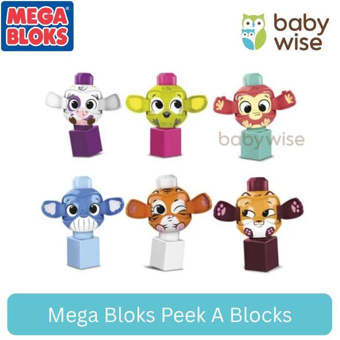 Mega Bloks Peek A Blocks - Mainan Edukasi Anak