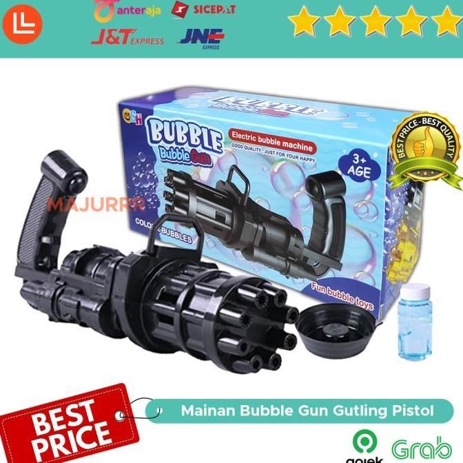 Mainan mini gun bubble toys machine gun bubble gelembung
