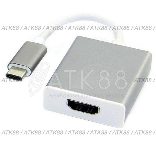 BEBAS ONGKIR - Converter Type C to HDMI Connector Adapter NYK