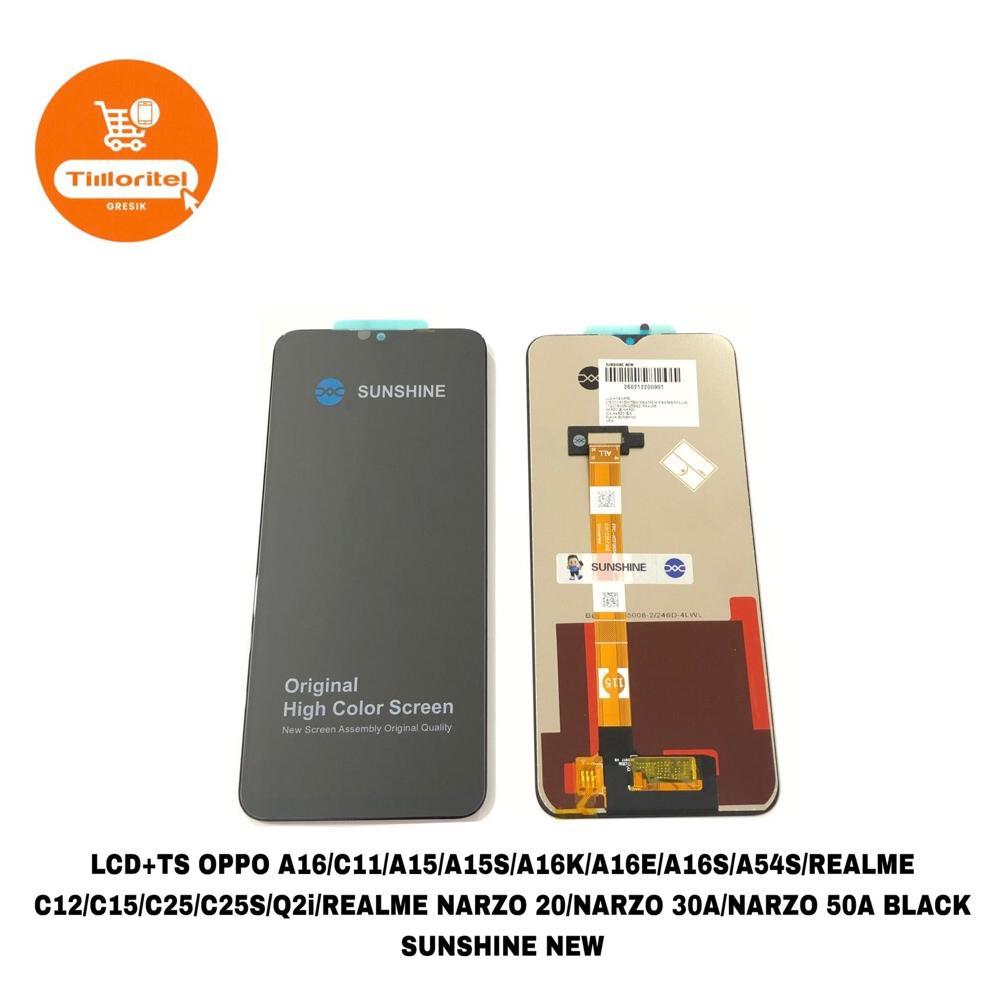 LCD TOUCHSCREEN REALME C11 / C12 / C15 / Q2I / NARZO 20 / NARZO 30A / OPPO A15 / A15S / A16 / A16E /