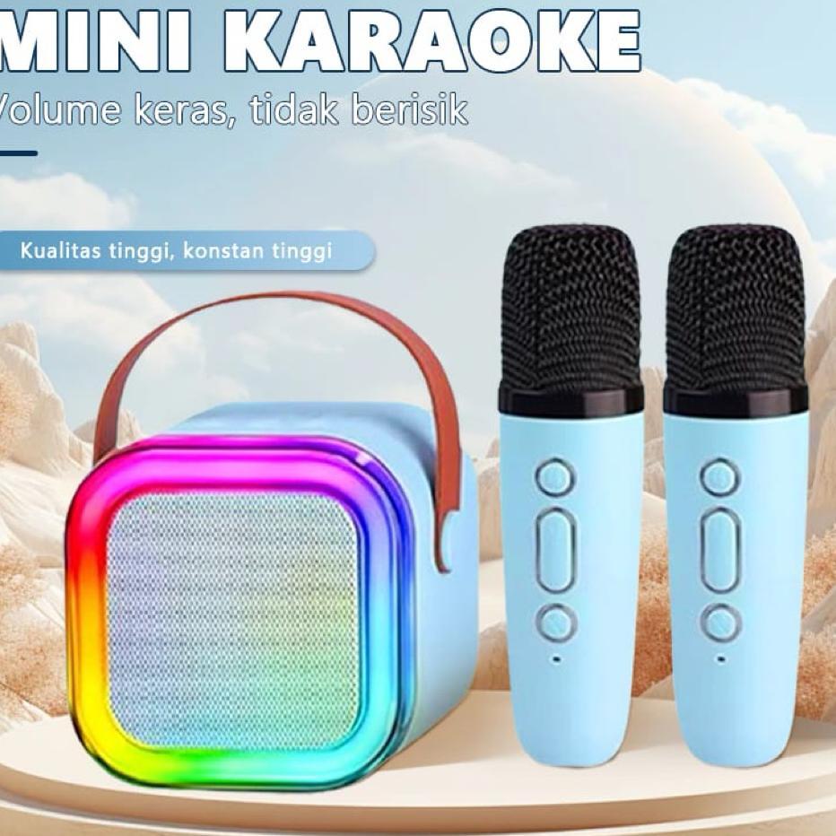 Speaker Bluetooth 2 Microphone - Speaker Bluetooth Plus Mic 2Pcs - Mini Speaker Karaoke Mic Portable