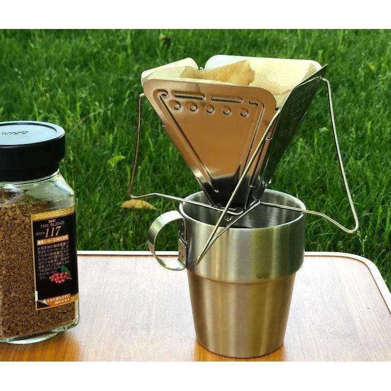 Terlaris Alat Drip Kopi Filter Coffee Drip Camping Outdoor Style V60 Coffee Filter Coffee Drip Campi
