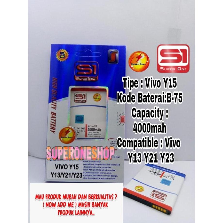 BATERAI VIVO Y15/Y13/Y21/Y23 DOUBLE POWER