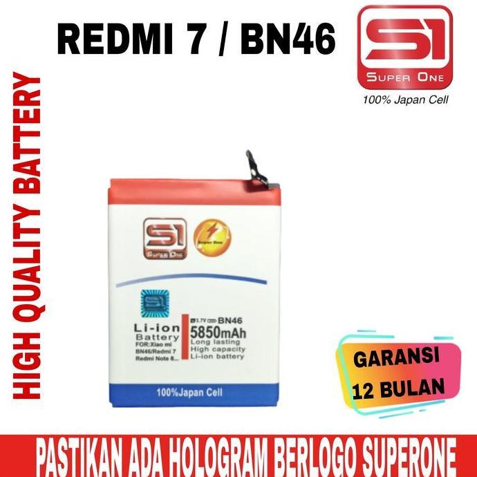 BATERAI REDMI 7/BN46 DOUBLE1 POWER