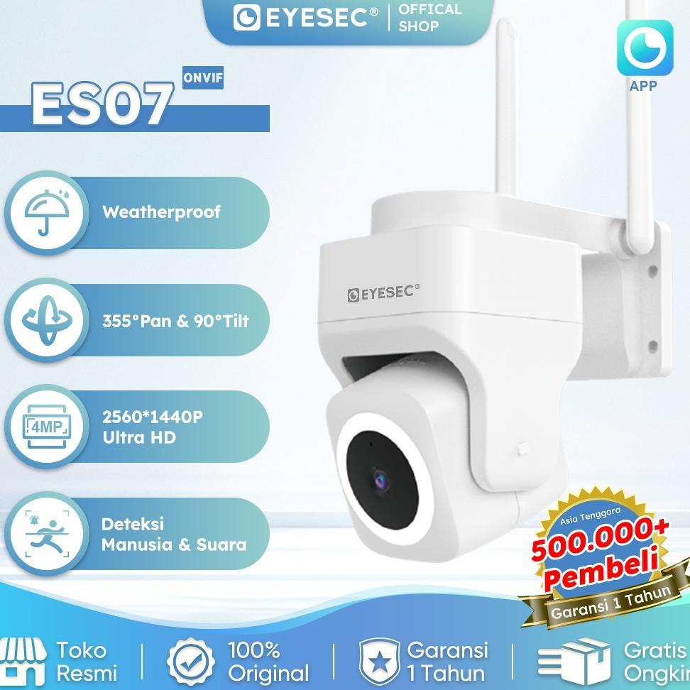 ABIMAYUSHOP EYESEC IP KAMERA OUTDOOR CCTV WIFI 4MP WATERPROOF 360 DERAJAT 3X ZOOM OPTIK SUPPORT TUYA