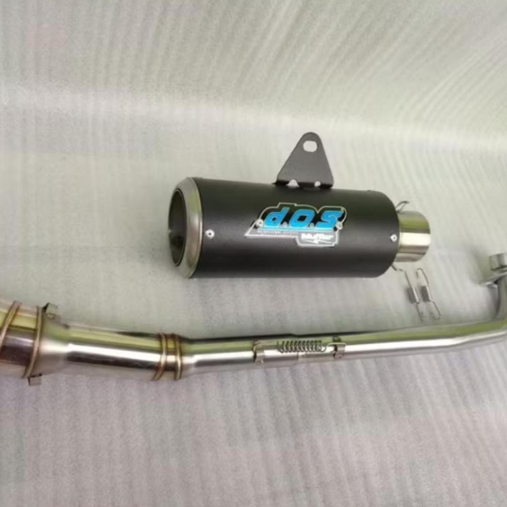 SYERLISUPPLY KNALPOT DOS GP1 BONUS TRI PLAT JUPITER Z VEGA R KHARISMA SUPRA BLADE SHOGUN SMASH INLET