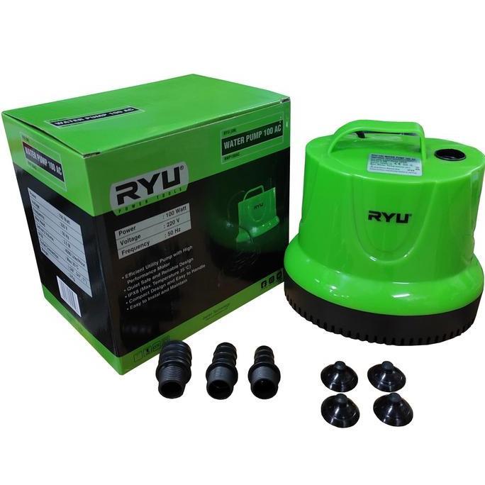 Ryu Pompa Air Celup Kolam Ikan Aquarium Ac Submersible Pump Rwp100Ac Forsale