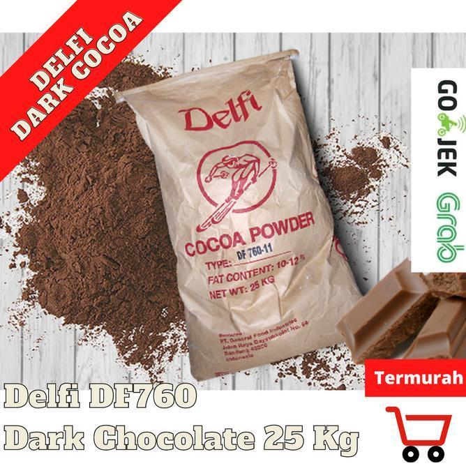 Coklat Bubuk Delfi Df760 Cocoa Powder 25Kg