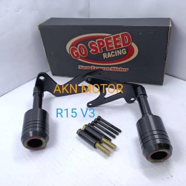 Jalu Frame Slider Pelindung Fering Model Agna Yamaha R15V3 New R15V2 Old Motorcycle Motor Original D