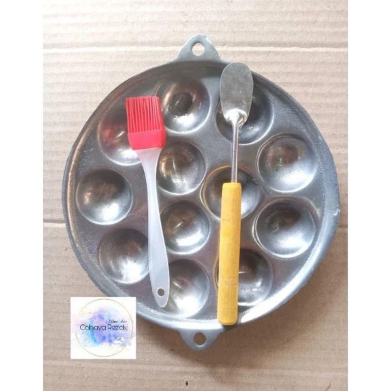 NAYORASHOP CETAKAN TELUR CONGKEL TAKOYAKI CETAKAN LUBANG 12 / WAJAN CETAKAN CILOR MAKLOR / BAKLOR FR