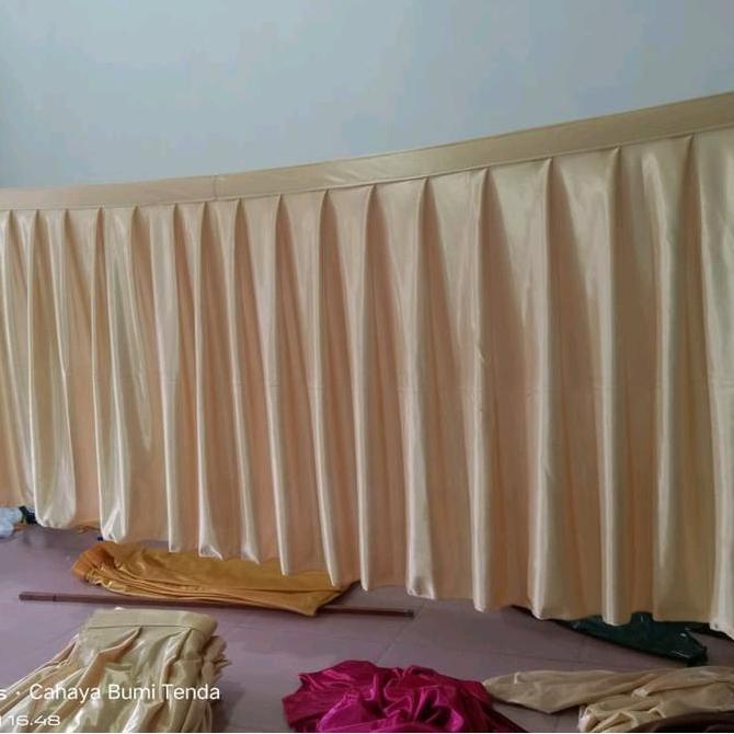 Skirting Meja Rok Meja Panjang 4 M Tinggi 75 Cm