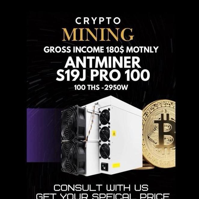 Antminer S19J Pro 100 Th Bitmain Bitcoin Miner Asic