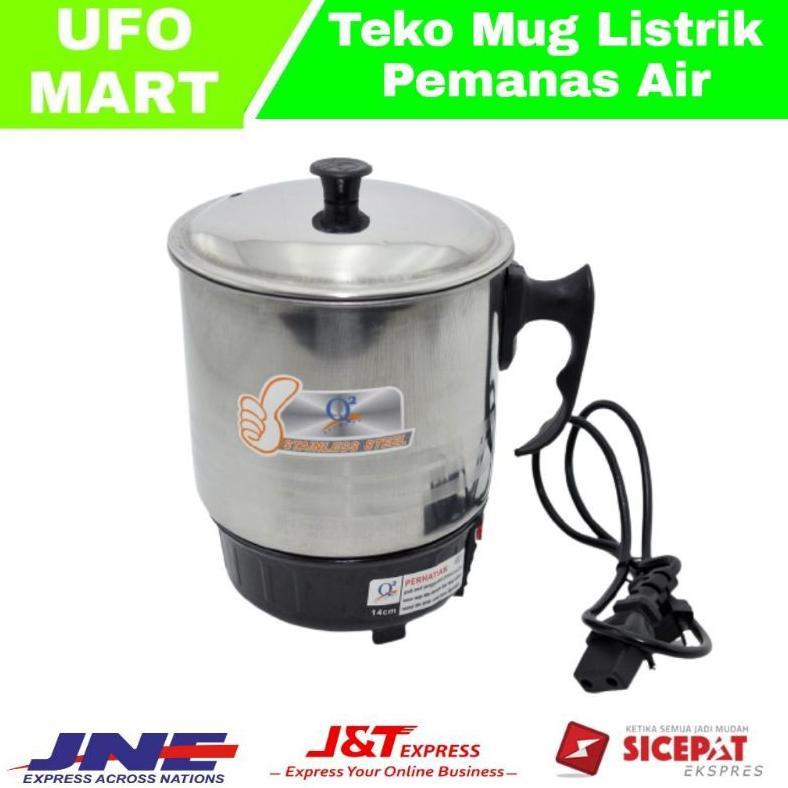 HOT DEALS Teko Listrik Pemanas Air Low Watt 1 liter Teko Listrik Watt Kecil Mug Elektrik Stainless