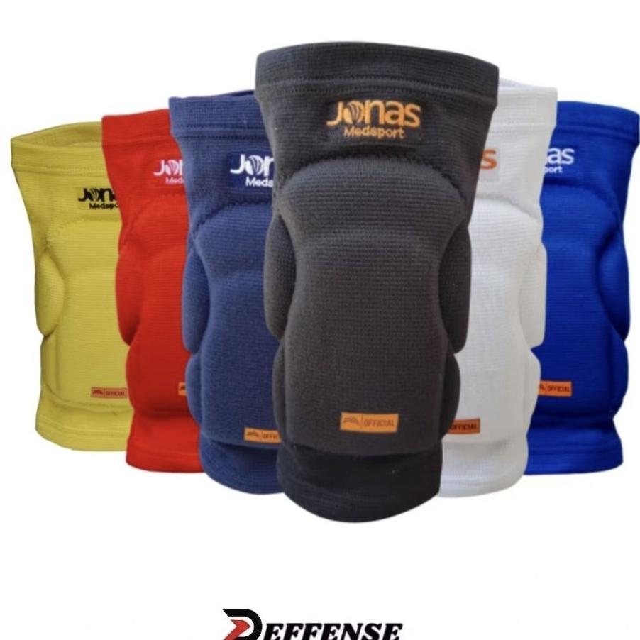 Jonas | Kneepad V2 Futsal Pelindung Lutut Hitam Putih