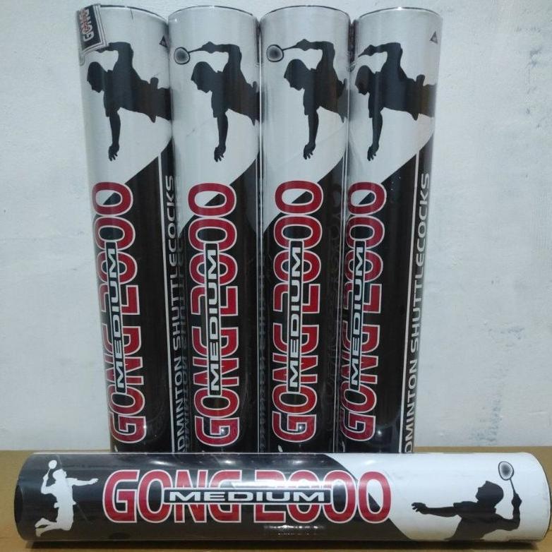 Premium Shuttlecock Gong 2000 Medium Hitam Shuttlecock Murah Shuttlecock 3 In 1 Hiqua Shou Kok Bulut