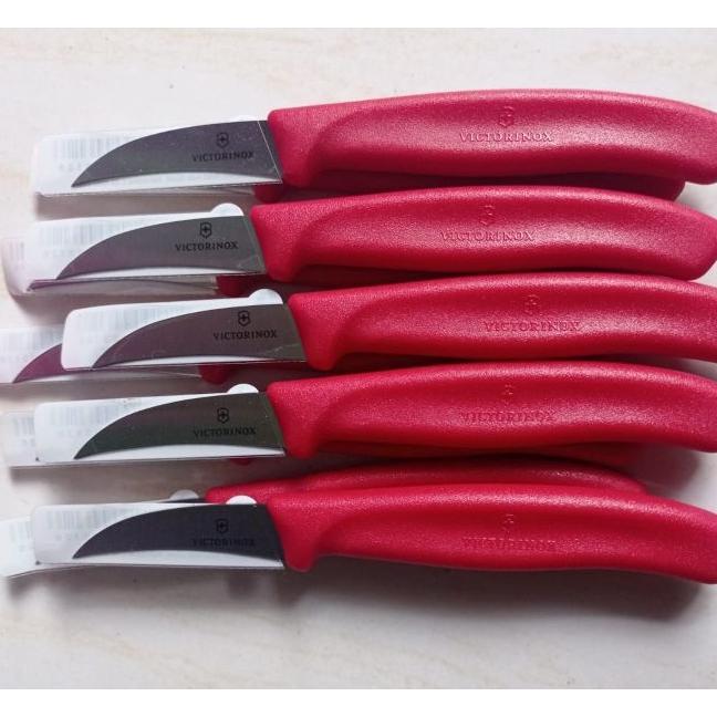 Pisau Victorinox Paring Knife Curve 6Cm Original Swiss Pisau Okulasi Pisau Ukir Buah Pisau Sayur Pis