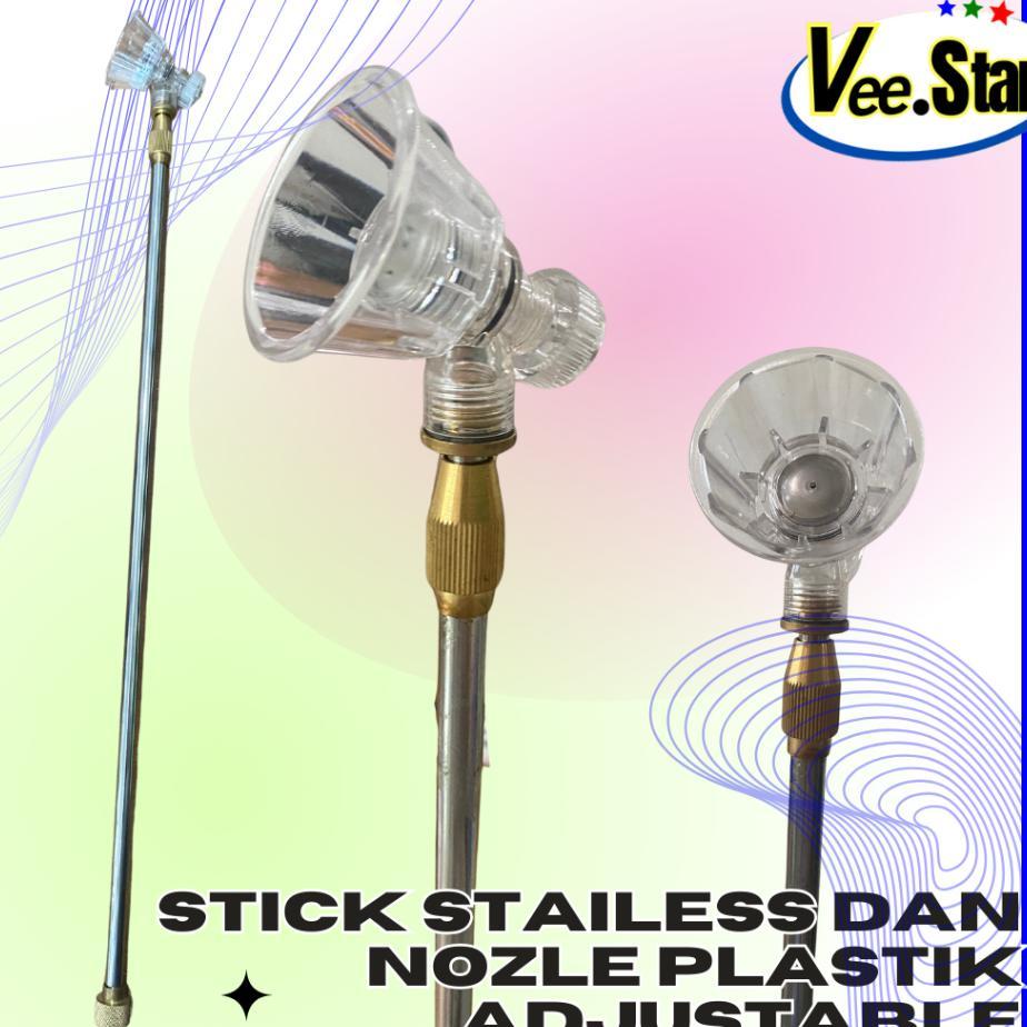 Stik Stenlis Sprayer + Nozle Plastik Transparan