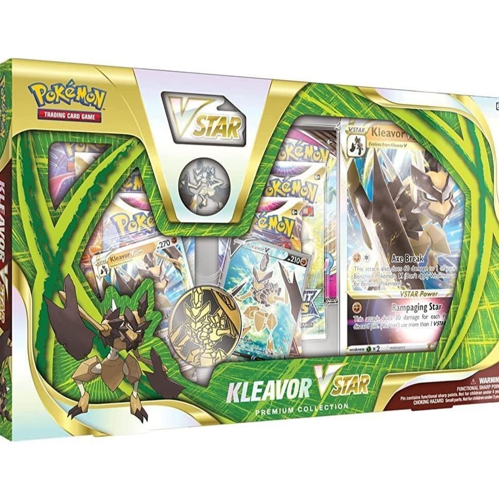 New Pokemon Tcg: Kleavor Vstar Collection Box