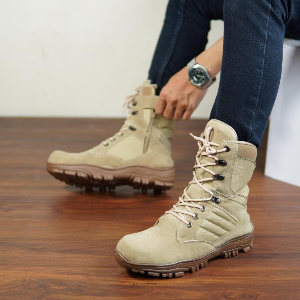NEW Sepatu Boots Safety  Delta Cordura Tinggi Pendek sepatu PDL PDH Outdoor Murah