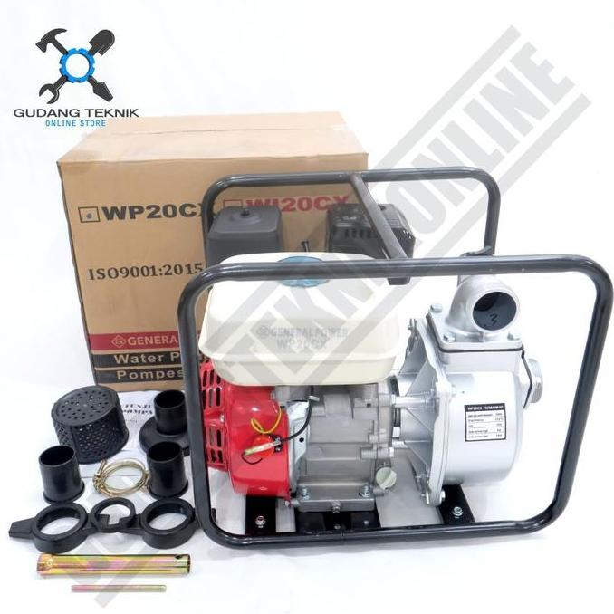 ORIZA Water Pump 2" 5.5Hp GENERAL WP20CX / Mesin Waterpump Alkon Pompa  Air Irigasi Sawah 2 Inch WP 