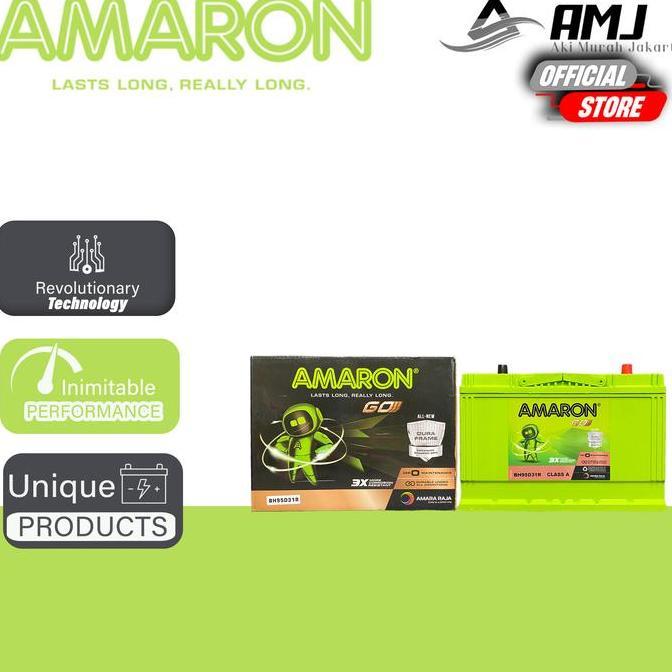 Amaron GO Aki Mobil Hyundai H1 N70Z / 95D31R - 75Ah Aki Kering