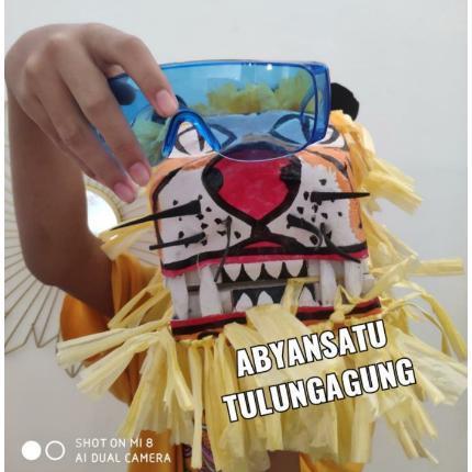 singo barong singo sakti topeng harimau barongan caplokan