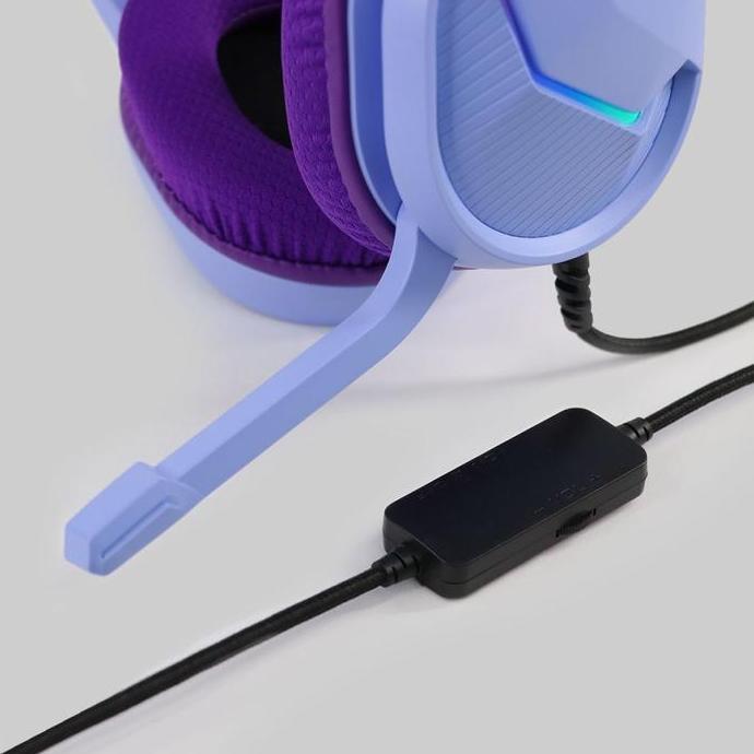 Rexus Vonix F80 Headset Gaming RGB AUX 3.5 Audio Jack (TERBAIK) (TERBARU) (TERMURAH)