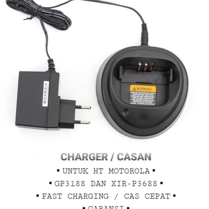 TERLARIS CHARGER HT MOTOROLA GP3188 CHARGER HT MOTOROLA XIR P3688