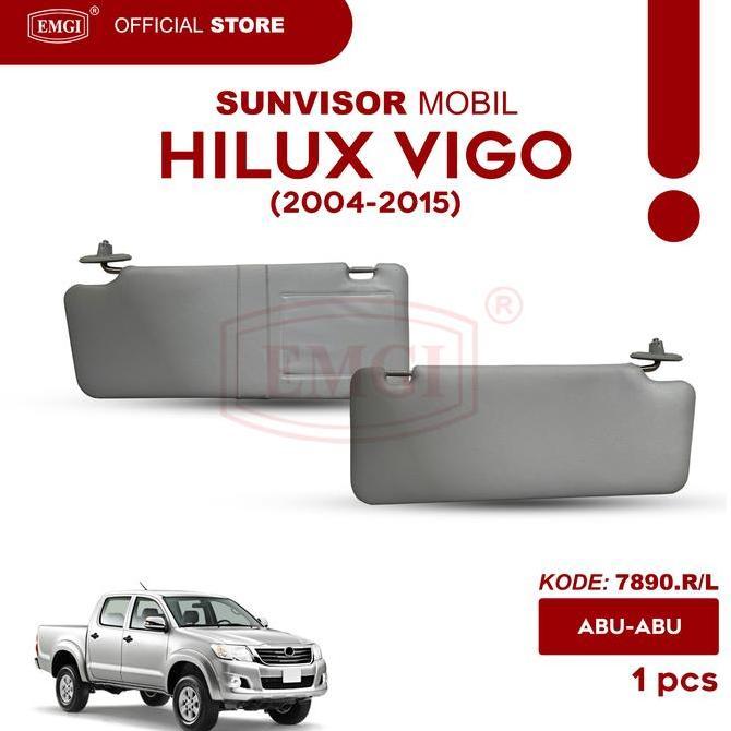 EMGI - SUN VISOR MOBIL HILUX/FORTUBER/INNOVA 2004 2005 2006 2007 2008 2009 2010 2011 2012 2013 2014 