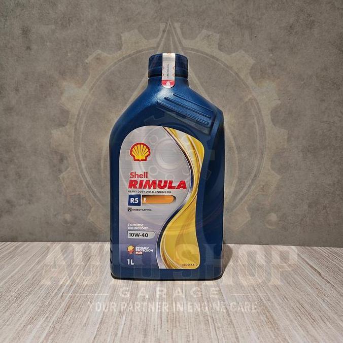 Shell Rimula R5 E Diesel 10w-40 1 Liter - Oli Mobil Diesel Original