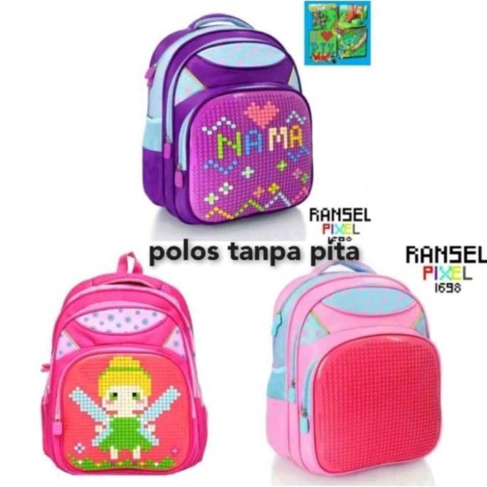 NEW TAS RANSEL SEKOLAH LEGGO ANAK SD CEWEK/COWOK KREATIF BISA BONGKAR PASANG SUKA2 TRENDY TERBARU OR