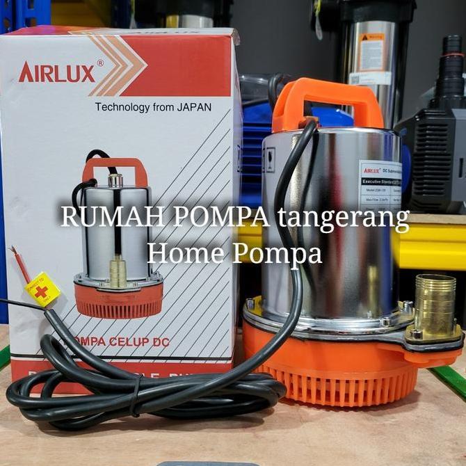 POMPA CELUP KOLAM STAINLESS AIRLUX DC 12VOLT POMPA CELUP AIR BERSIH HEMAT