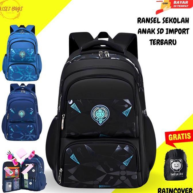 NEW TAS SEKOLAH ANAK LAKI LAKI SD TAS SEKOLAH ANAK LAKI LAKI REMAJA IMPORT ORI