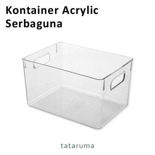 SOJIA - Tempat Penyimpanan Makanan Kontainer Box Kulkas Akrilik BESAR
