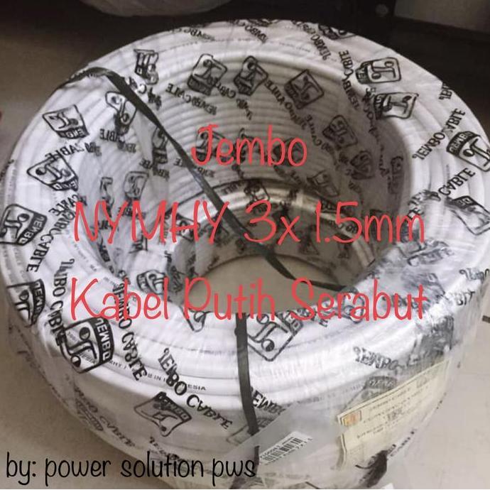 Kabel Serabut NYMHY 3x1.5mm Jembo Cable Serabut NYMHY 3x 1.5mm