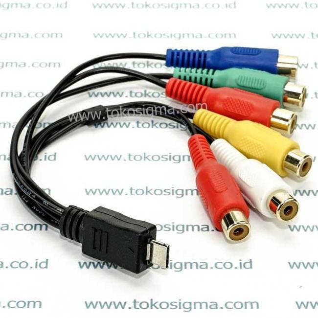 HARGA DISC - KABEL INPUT AV YPbPr CVBS EZCAP 284