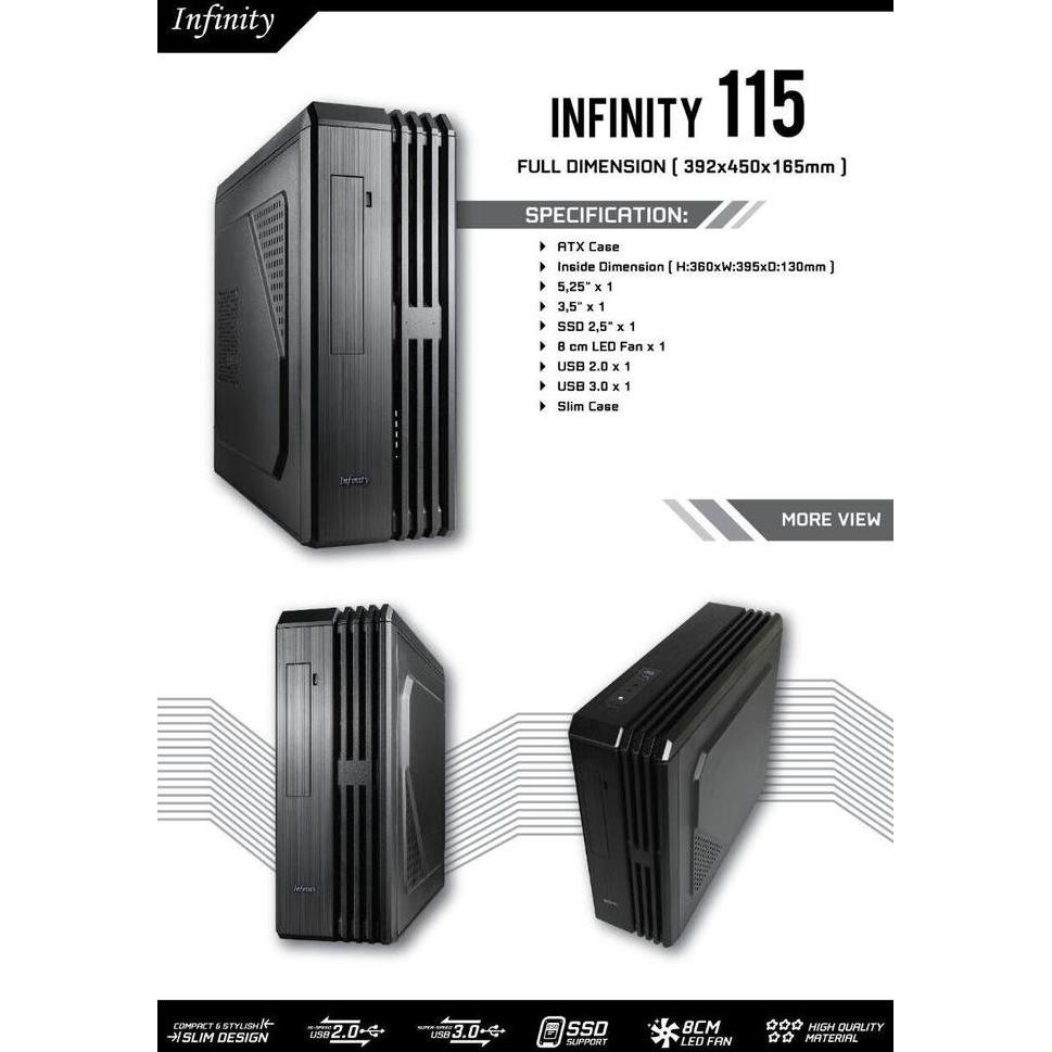 TERMURAH - CASING INFINITY + PSU 400 WAT INFINITY