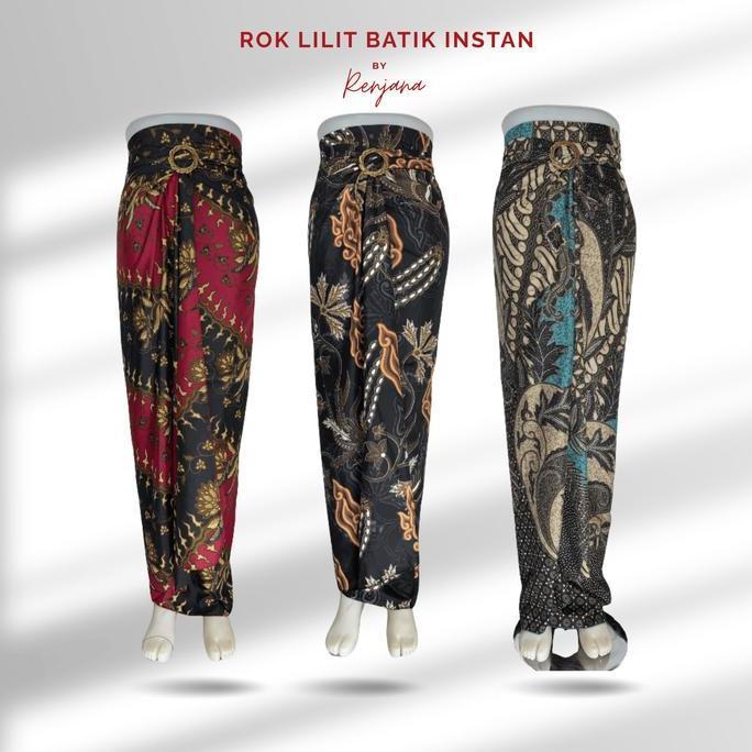 Rok Lilit Instan / Rok Kebaya / Bawahan Kebaya / Rok Batik / Bawahan Batik / Rok Wisuda / Rok Kondan