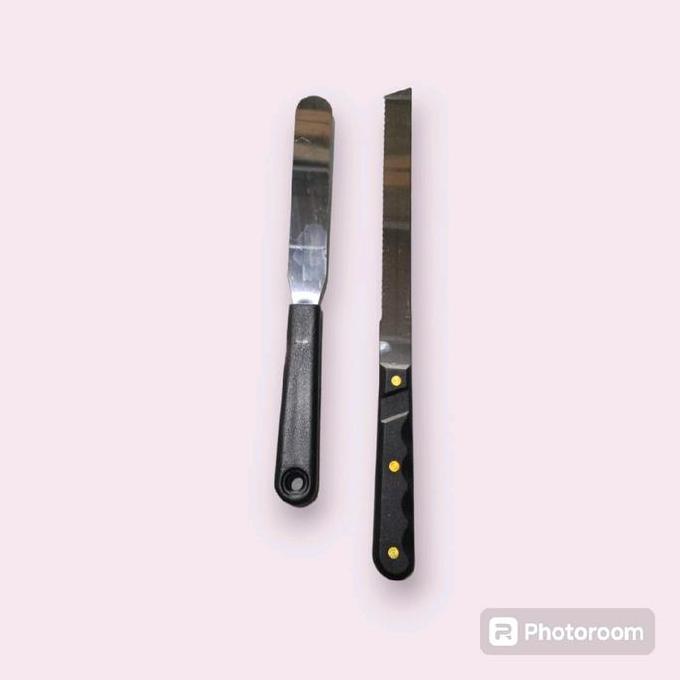TERLARIS SET PISAU ROTI SPATULA LURUS KITCHENWARE