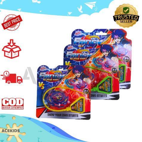 Mainan Anak Gangsing Fancy Gangsing Putar Mainan Gasing Plastik