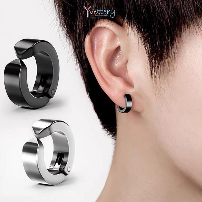Kualitas Super Cod Anting Magnet / Anting Bulat Tanpa Lubang Telinga Palsu Bahan Anting Titanium Ste