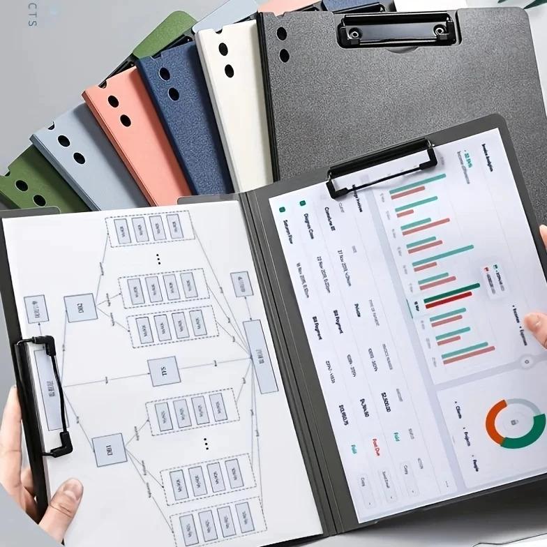 Map kertas wadah jepitan penyimpanan dokumen /map organizer A4 tebal