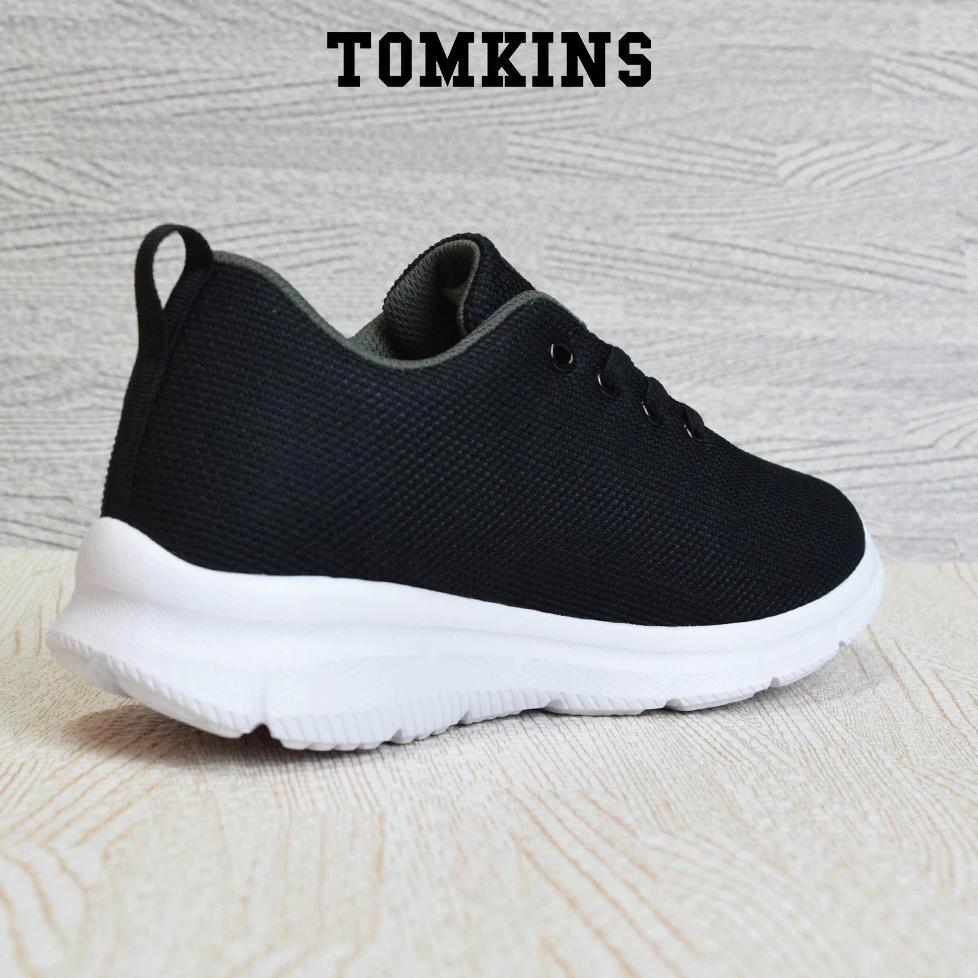 Free Ongkir Sepatu Tomkins Scool Edition Wednesday Sepatu Sekolah Cewek Cowok Hitam Putih
