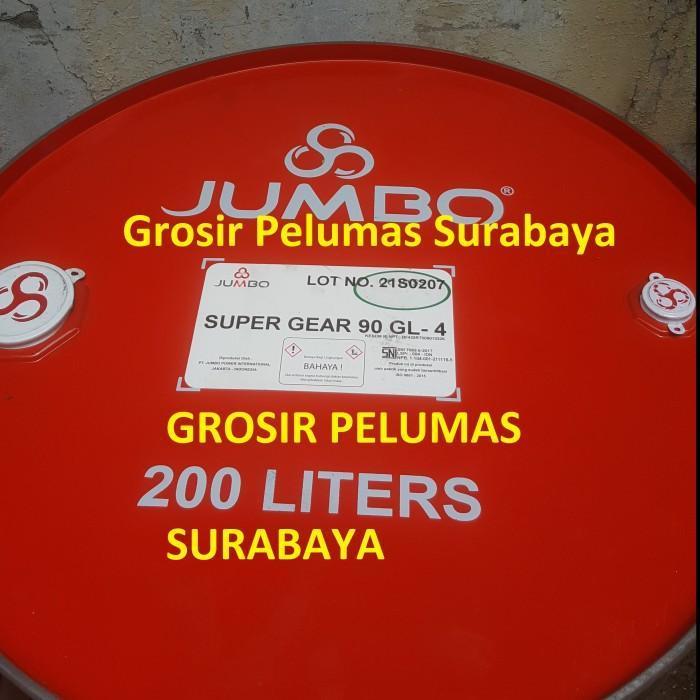 DRUM OLI GARDAN TRANSMISI PERSENELENG JUMBO SUPER GEAR SAE 90 140 GL5 ORIGINAL DAN TERPERCAYA