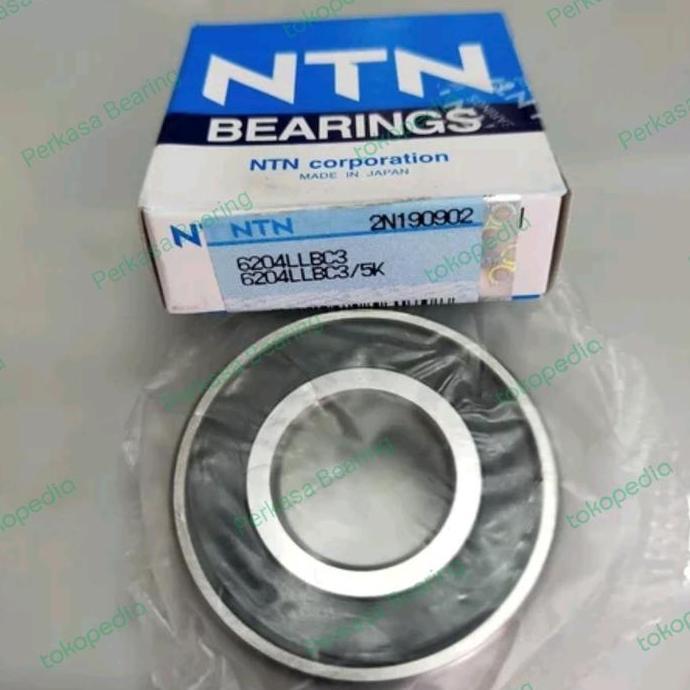 Bearing 6204 Llb C3 - 6204 2Rs C3 Ntn